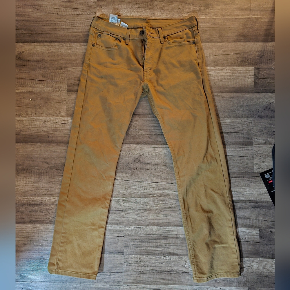 Levi's 513 31x30 Tan Jeans
